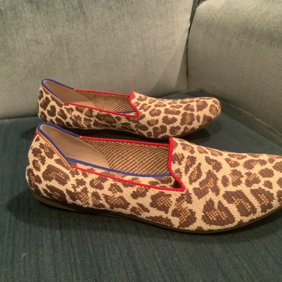 Rothy’s The Loafer - Mocha Spot Women’s 8 - Picture 2 of 5